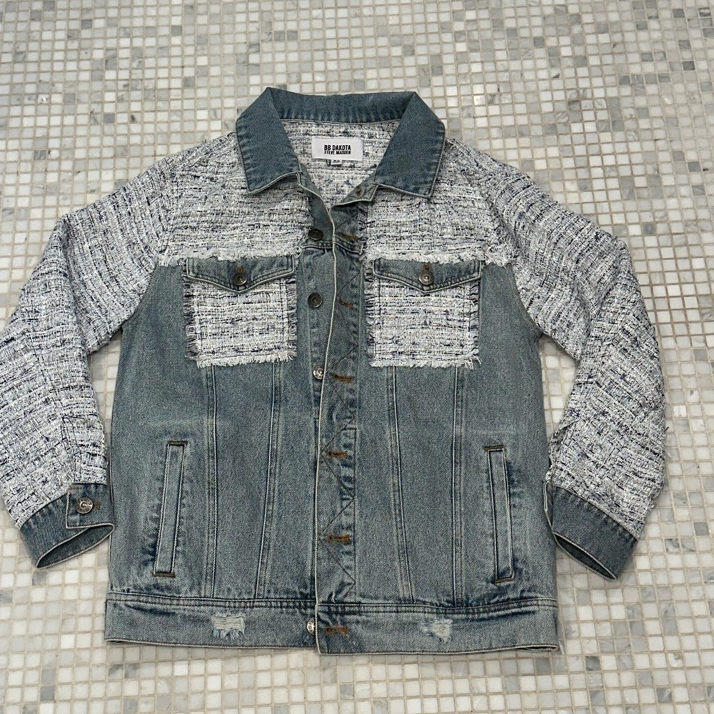 BB Dakota X Steve Madden The Festival Denim Trucker Jacket - Picture 2 of 16